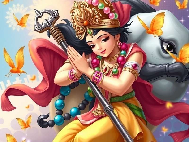 Beautiful Visuals of Radha Krishna Mystical Love Radha Krishna Game Artwork
